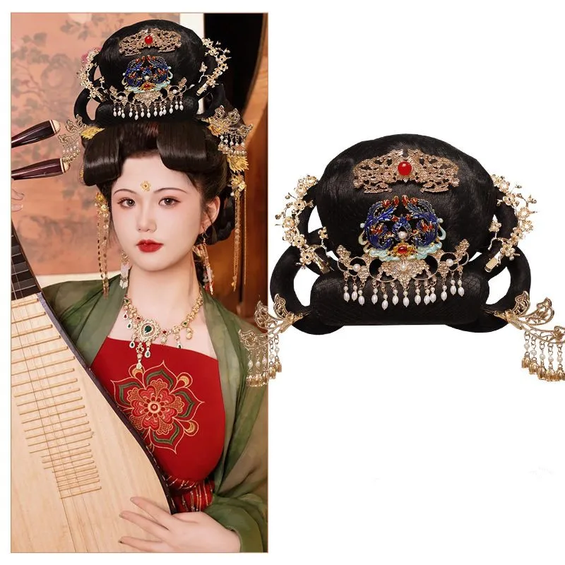 Han Dynasty Hairstyles Female Vintage Princess Hair Accessories Tang Dynasty Hair Piece Retro Photography
