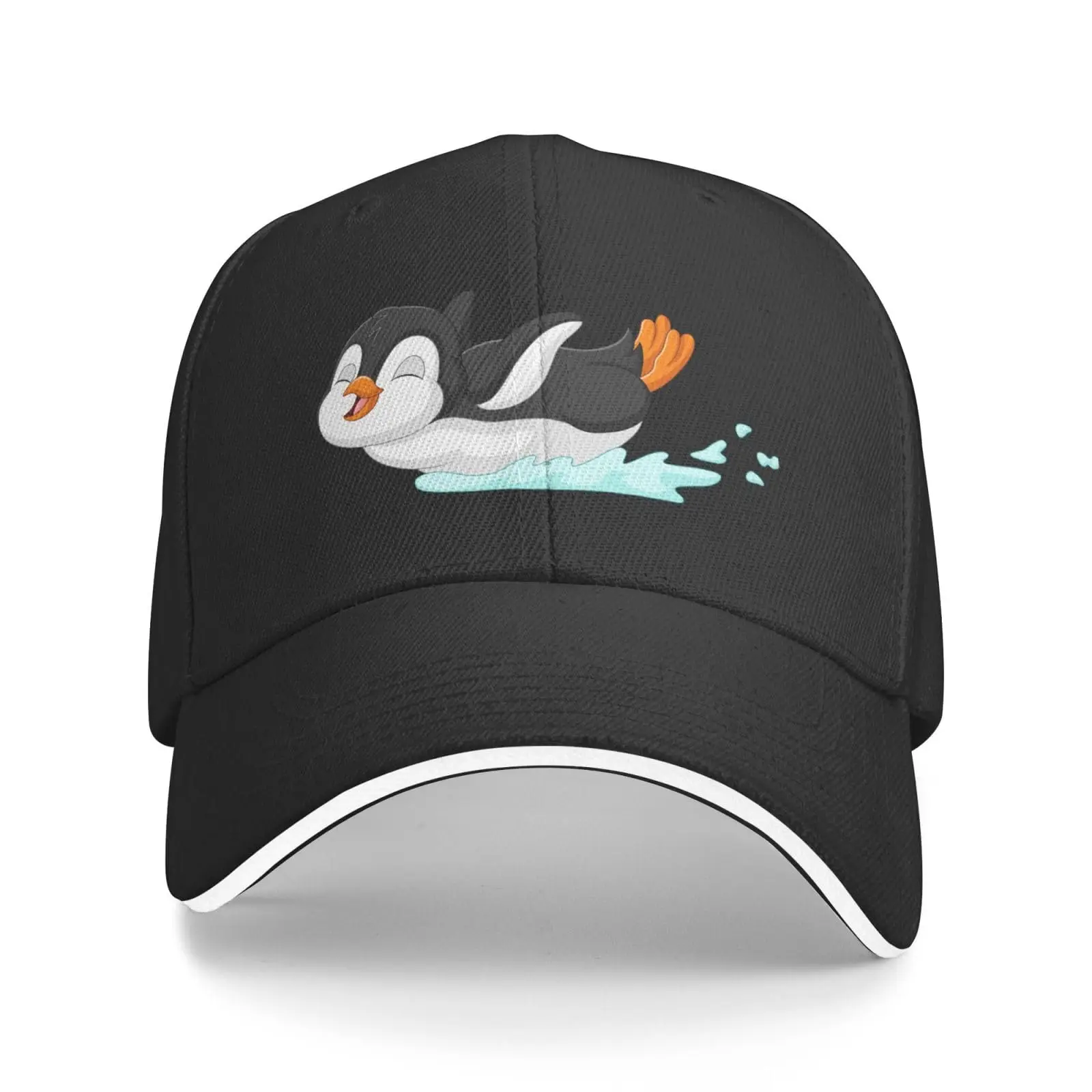 Schattige Kleine Pinguïn Baseballpet Vrouwen Mannen Hoed Verstelbare Outdoor Baseball Caps Zonnehoed