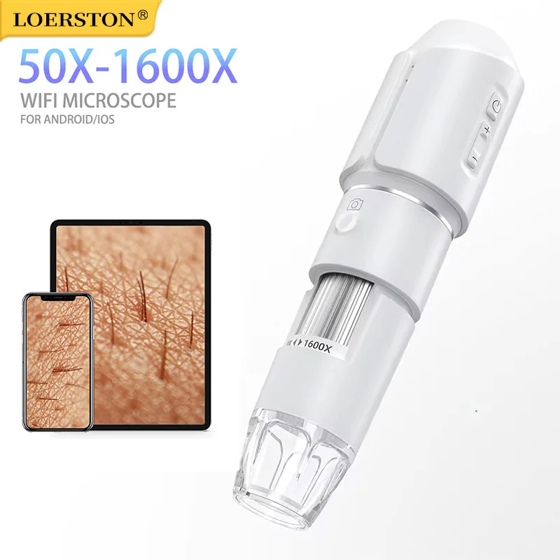 Mini Handheld 1600X Digital Microscope Beauty Electronic Magnifier Inspection Camera for iPhone Android Toys