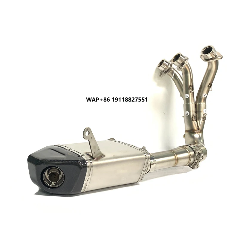 

Full Exhaust System MT09/FZ09 2021+ Motorcycle Exhaust Muffler Pipe Header Pipe SS034