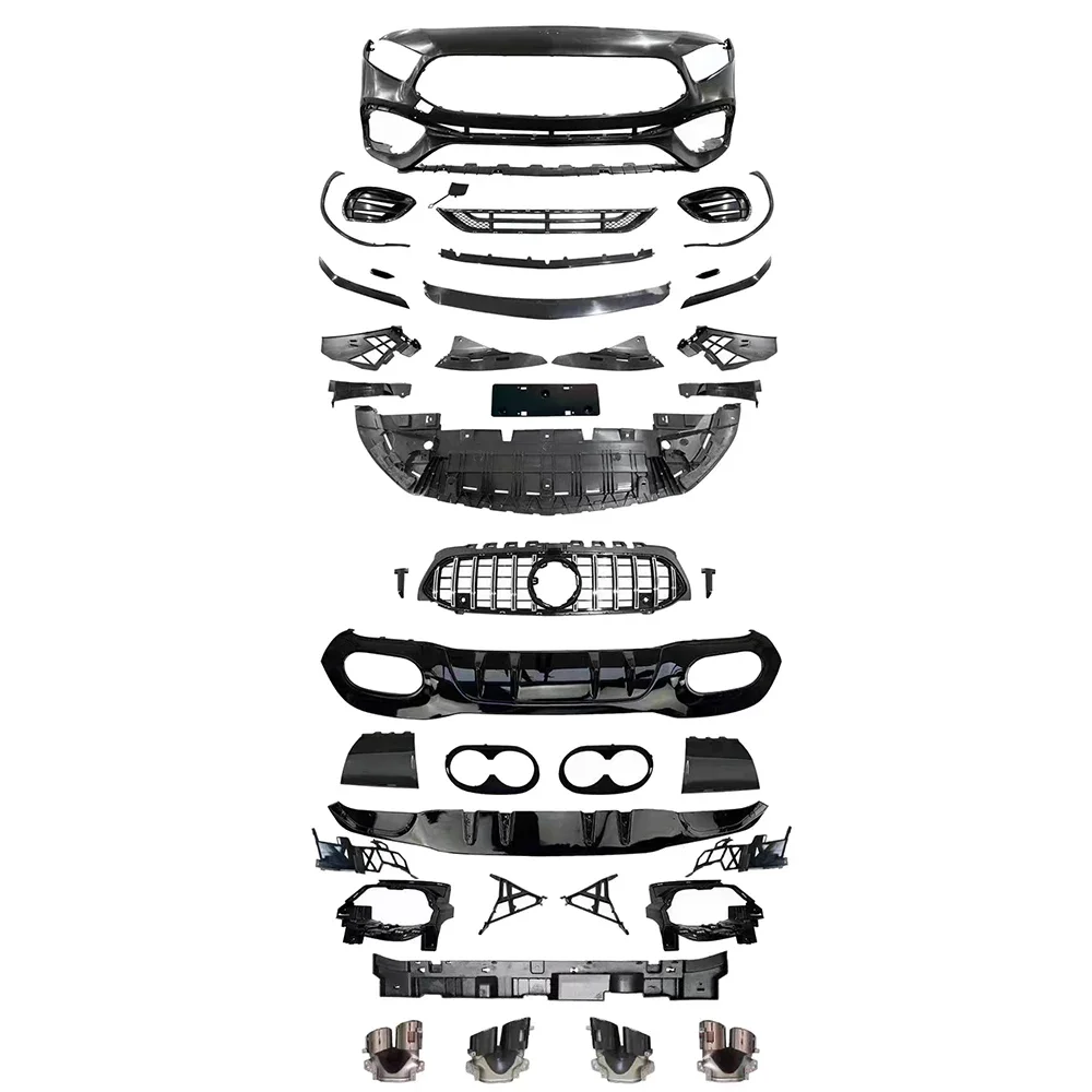 Hot sale Car Parts Body kits Set for Mercedes Benz A-class W177 upgrade A45 AMG with Front/Rear bumpers assembly Full Body Kit