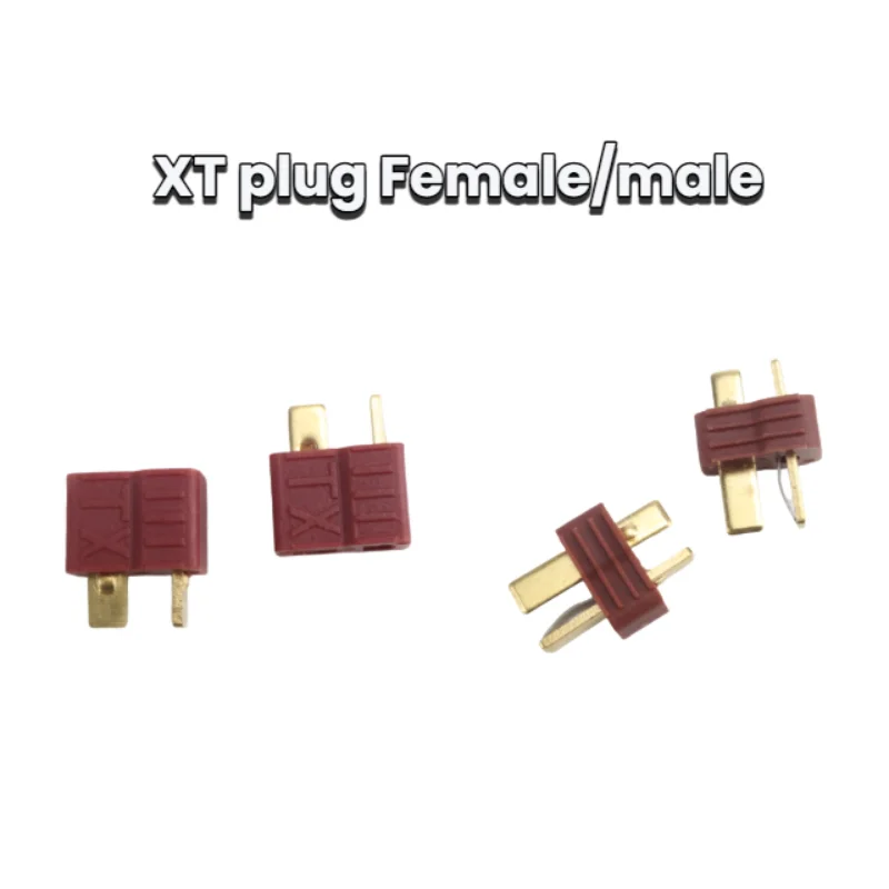 20 piezas conector Deans antideslizante T hembra/macho para batería Lipo RC ESC baja resistencia antisalpicaduras helicóptero coche DIY