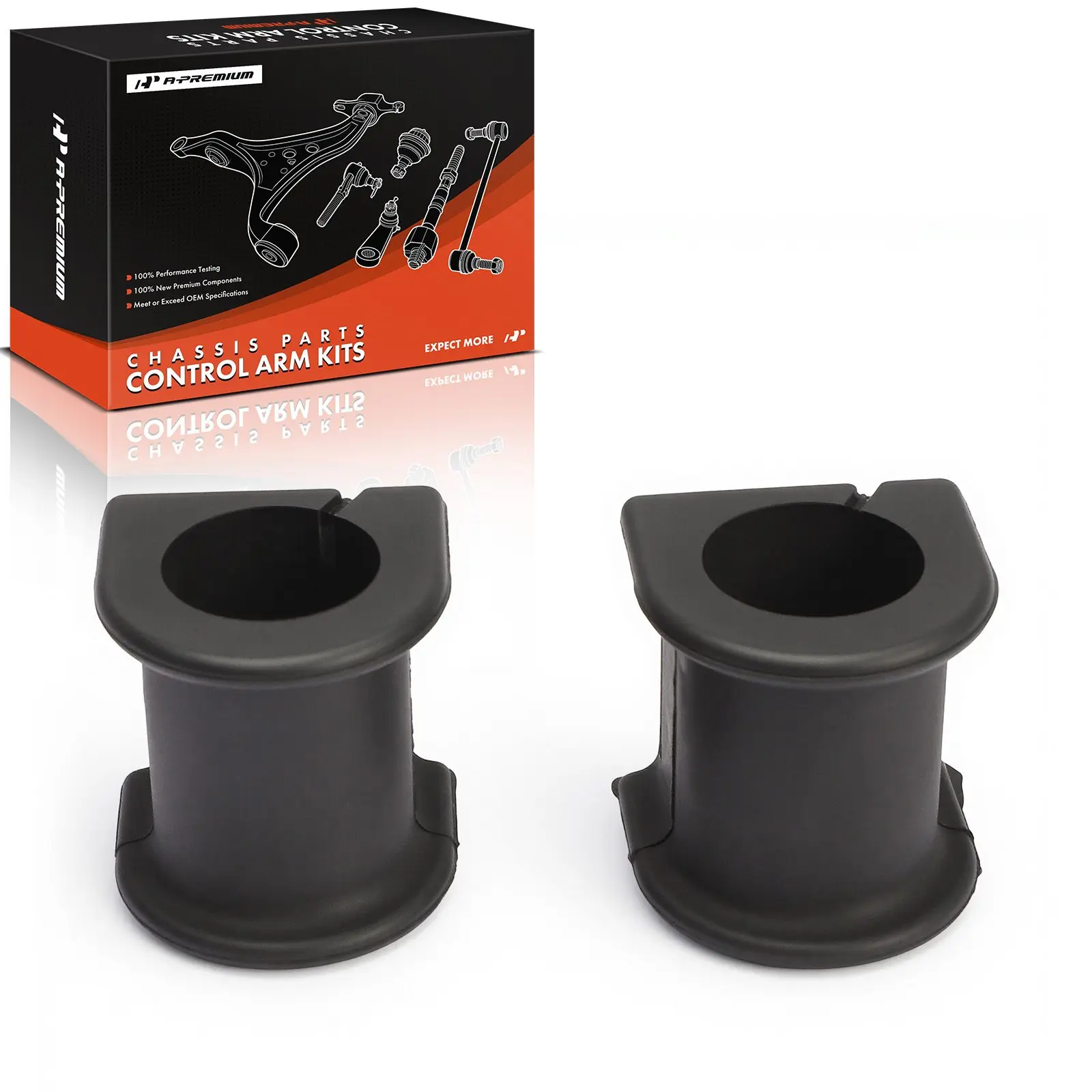 A-Premium 2x Front To Frame Stabilizer Bar Bushing for Toyota Camry 1992-1996 Lexus ES300 1992-1996