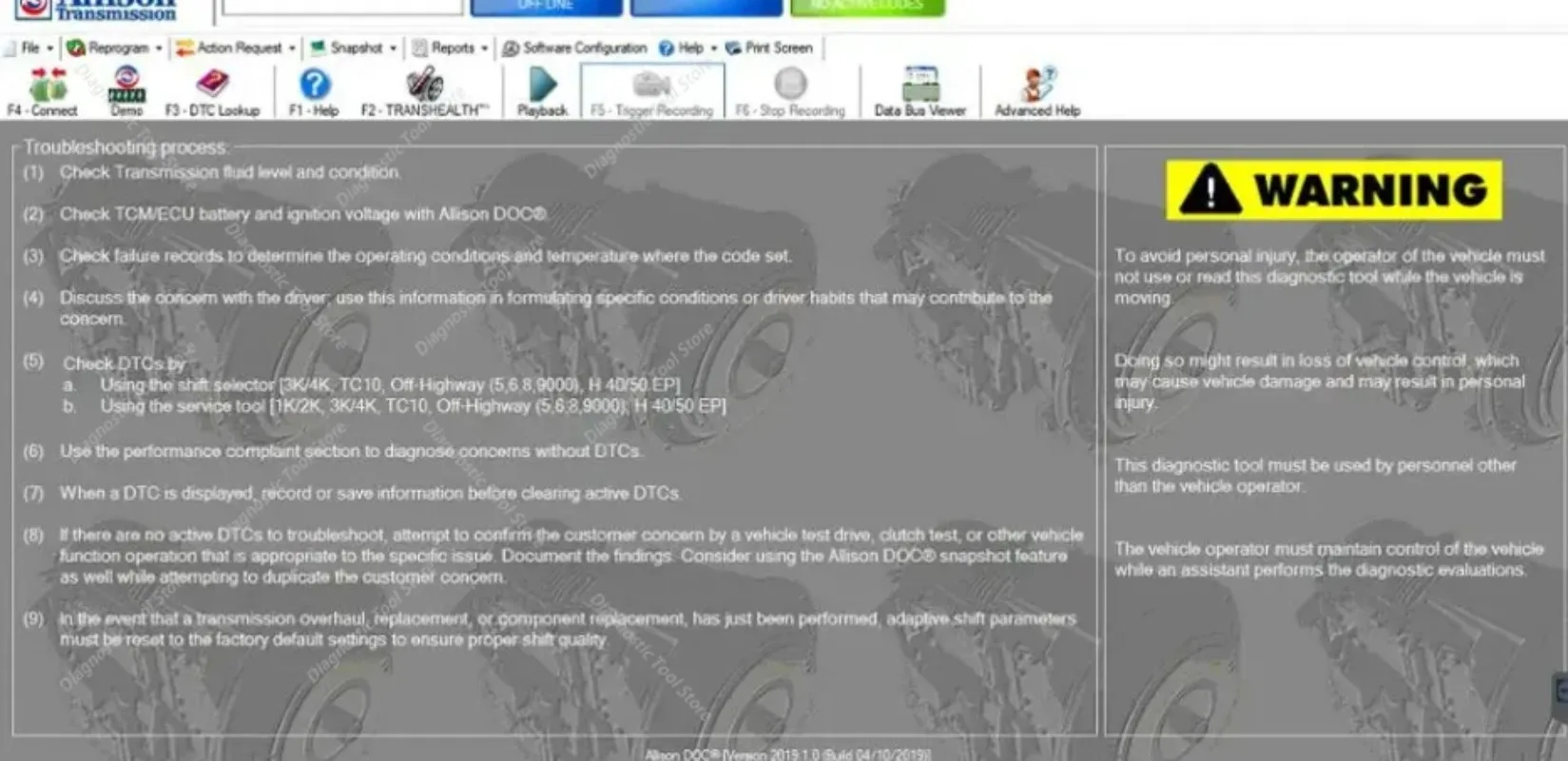 2026 hot sell, Allison DOC 2019 + GEN5 File Transmission PC-Service Tool with keygen Can Work for NEXIQ Tool, free help Install