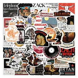 10/50PCS Zach Bryan sticker For Journal Scrapbook Car Bike Helmet Skateboard Water Bottle Phone Laptop Photo Album Sticker Toys
