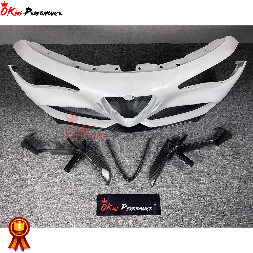 

GTAM Style Carbon Fiber Front Bumper for Alfa Romeo Giulia BodyKit