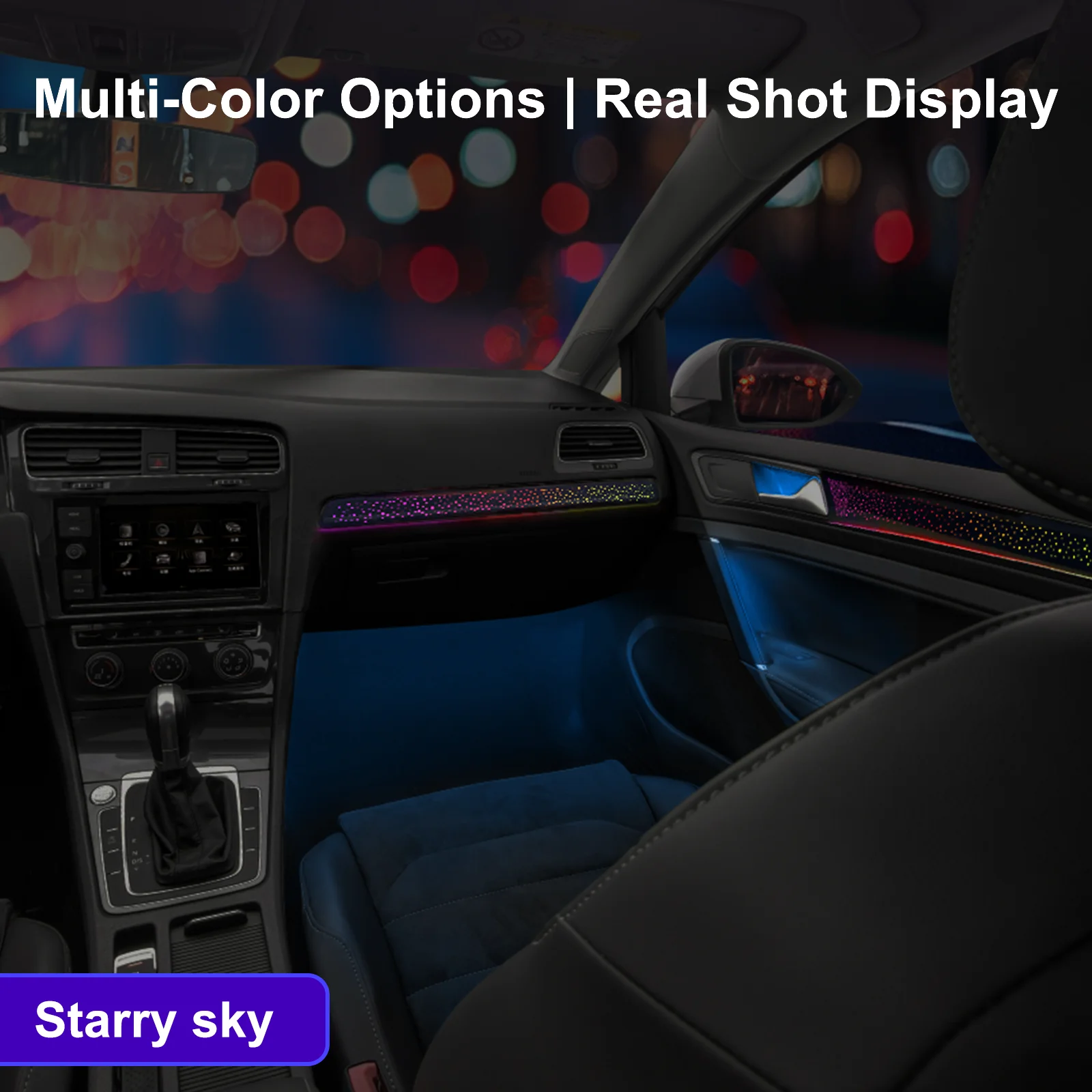 Custom Ambient Lighting Kit for VW Golf MK6 2010-2025 /7/7.5/8/8.5 1:1 OEM Mold