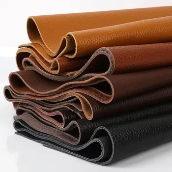 Genuine Leather, Top Layer Cowhide, Brown Leather Fabric, Imported Leather, Whole Coffee…