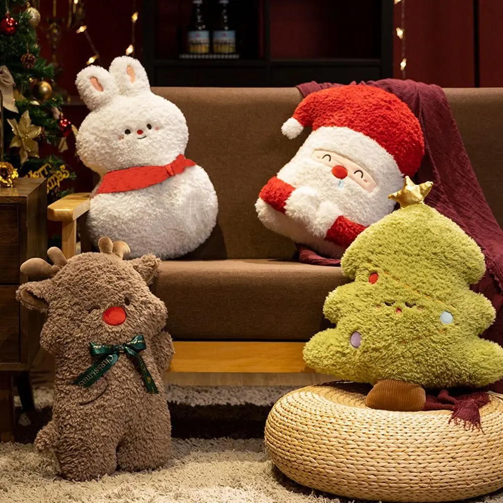 Neue 40 cm Plüschtiere Weihnachtsmann Weihnachtsbaum Plüschpuppe Elch Stofftier Geschenk