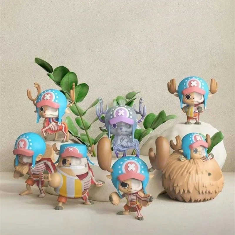 

Genuine Anime One Piece Tony Tony Chopper Blind Box Figure Mini Desktop Decoration Figures Mystery Boxs Hobby Collect Toys Gift