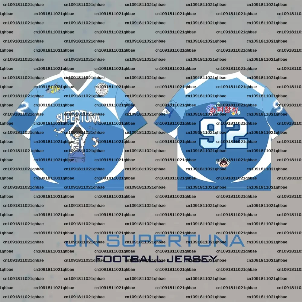 2025 صيف جديد سوبر التونة لكرة القدم جيرسي كيم Seokjin سوبر التونة قميص المرأة Y2K موضة الترفيه تنوعا الموسيقى حفلة تي شيرت