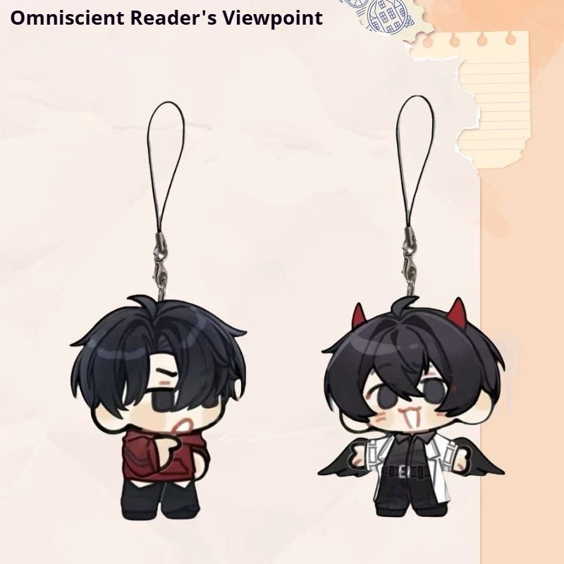 

Omniscient Reader's Viewpoint Cartoon Cute Phone Charm Phone Lanyard Student Schoolbag Backpack Pendant Decoration fans Gift