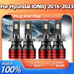 Turbo LED Headlight H7 9005 HB3 Canbus Car Lights 240W 40000LM Auto Headlamp For Hyundai IONIQ 2016-2019 2020 2021 2022 2023