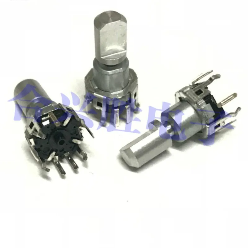 1 Piece Circular Encoder With Switch EC09E152440V 30 Positioning 15 Pulse Shaft Length 15MM