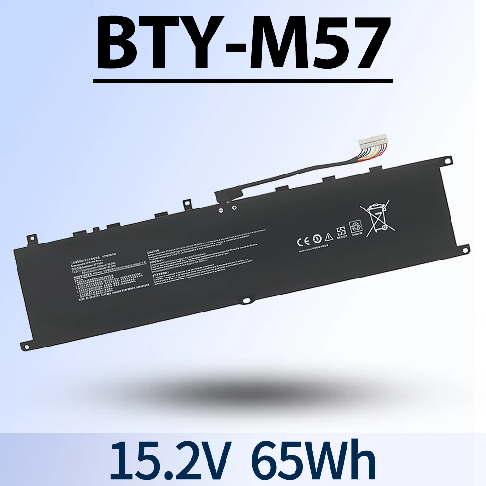 BTY-M57 Laptop Battery for MSI GP66 GP76 Leopard 10UE 10UG 10UH 11UE 11UG 11UH Vector GP66 GP76 12UE 12UG 12UGS 12UH 12UHS