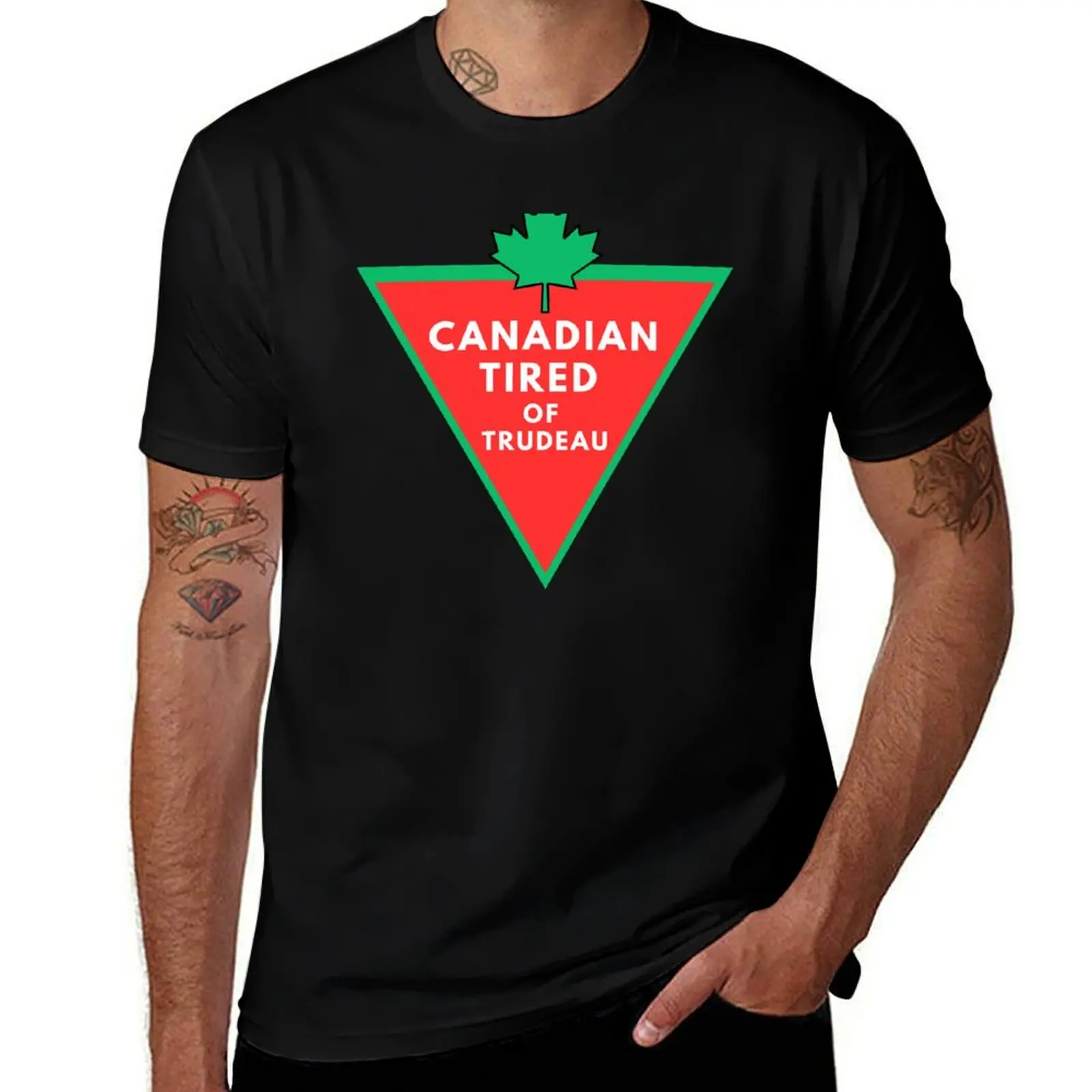 Mark O’henly Canadian Tired Of Trudeau T-Shirt Aesthetic clothing oversizeds men t shirts