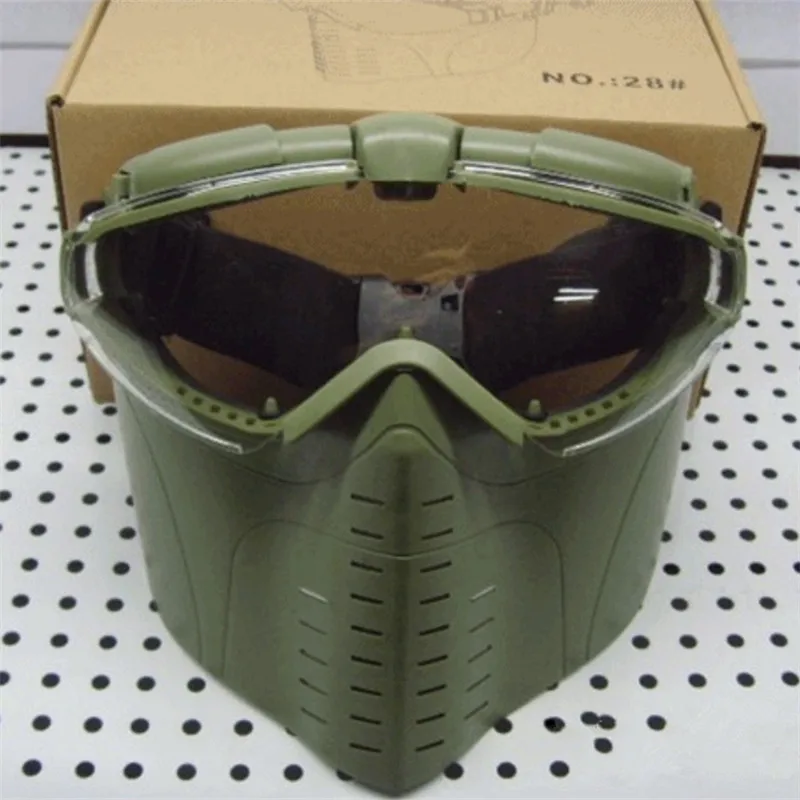 

CS tactical goggles with battery button, advanced with fan, anti fog mask/protective mask