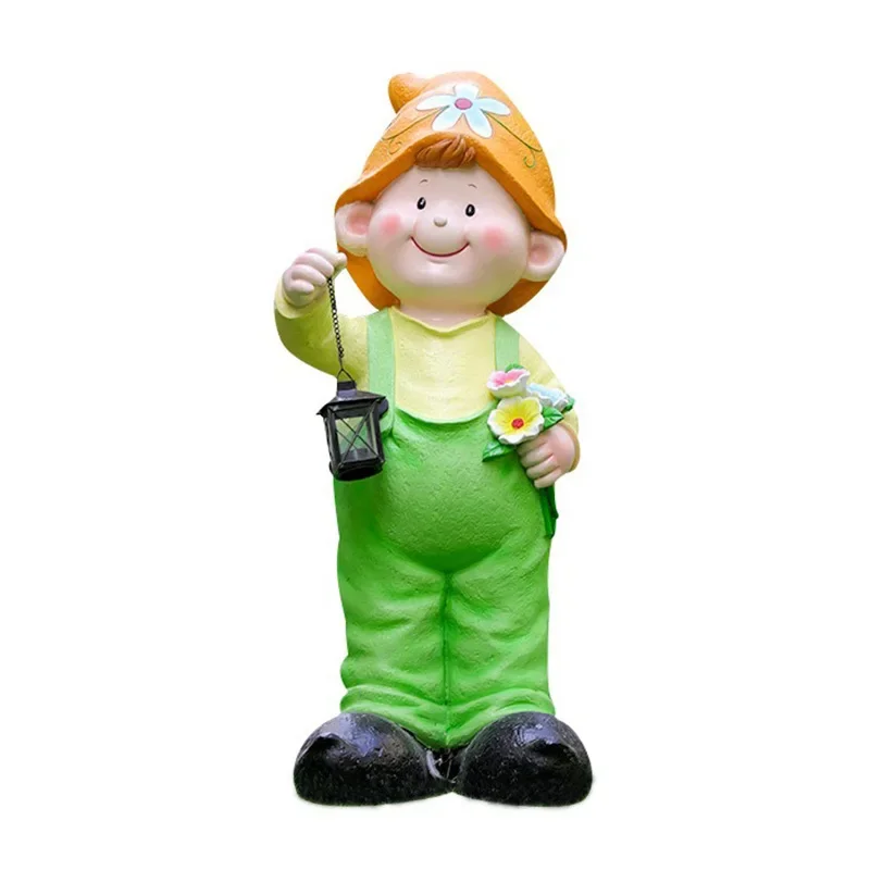 

Outdoor kindergarten school entrance cartoon doll garden lawn landscaping decoration fiberglass sculpture character ornament