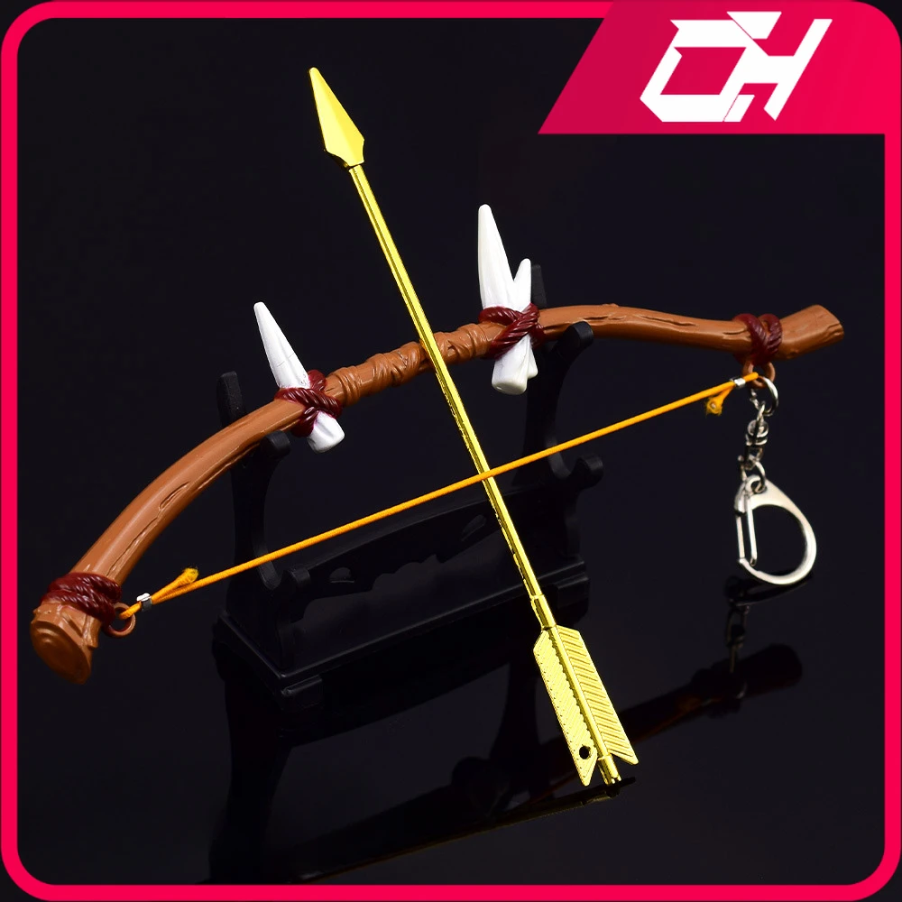 

18cm Dragon Bone Boko Bow The Hyrule Fantasy Link Game Periphery Metal Weapon Model Katana Accessories Keychains Gifts Toys Boy