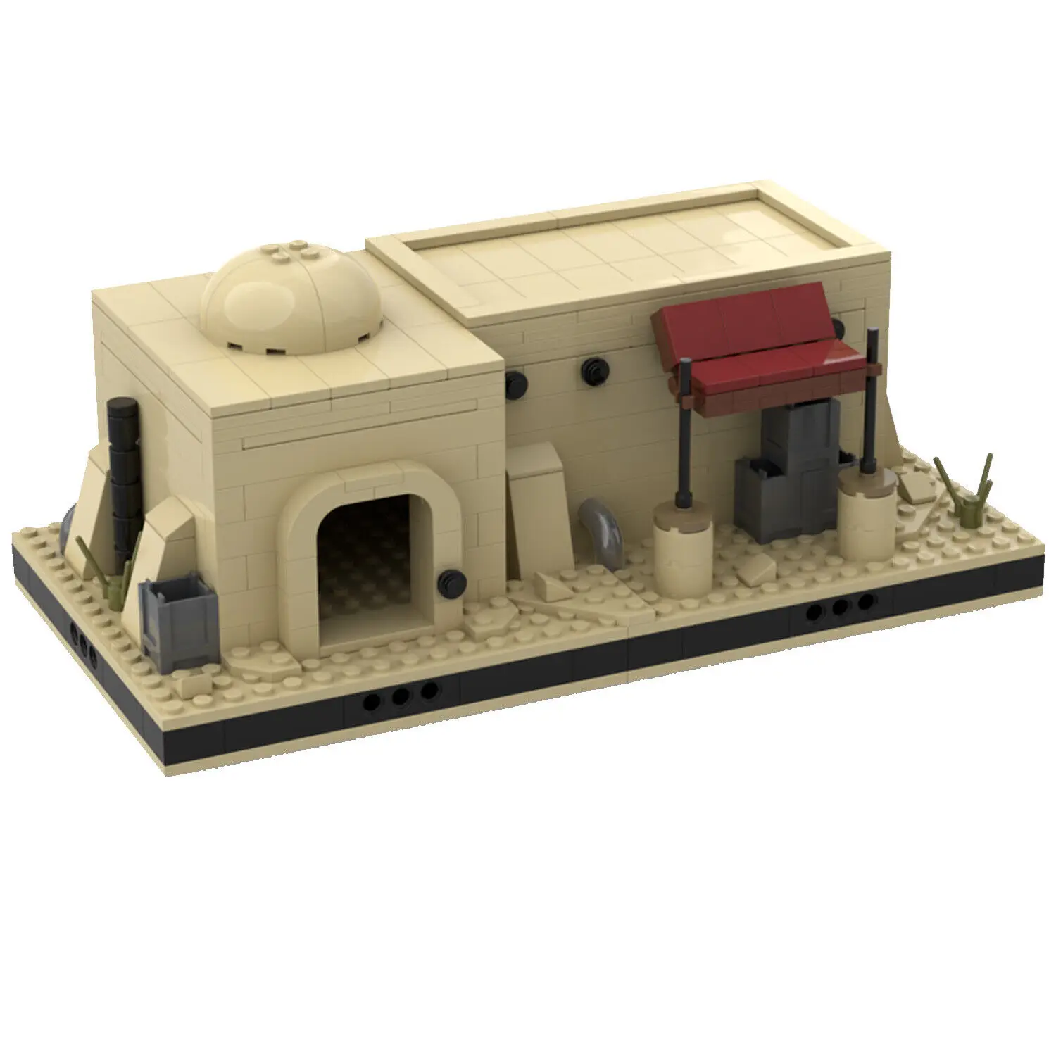 

Desert House #12 for a Modular Tatooine Building Toys 270 Pieces MOC