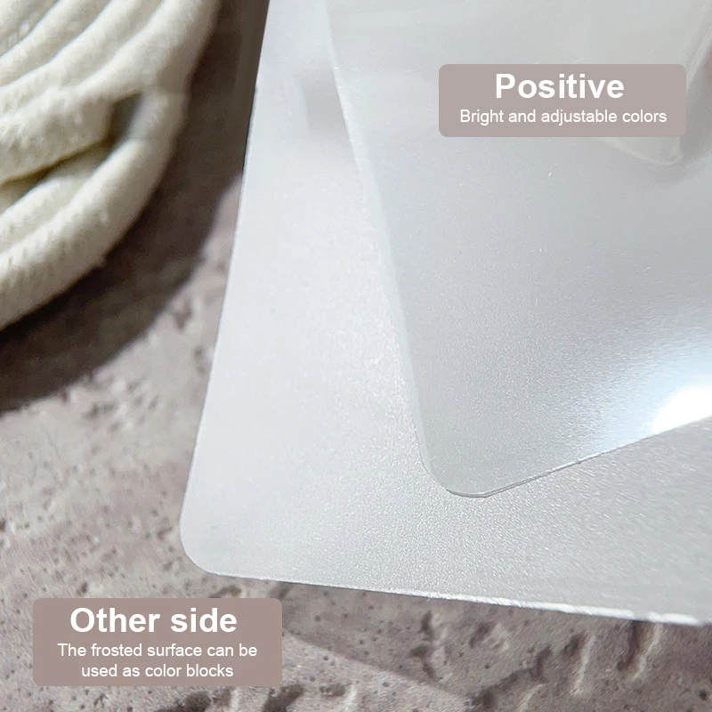 200pcs Nail Gel Palette Art Painting Tool Waterproof Nail Polish Color Mixing Tray Disposable Transparent Color Tinting Paper