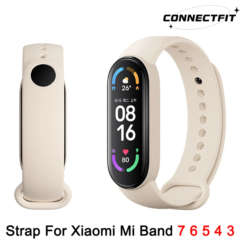 Strap for Xiaomi Mi Band 7 6 5 4 3 Sport Bracelet Silicone Wrist Strap For Xiaomi Mi Band 7 3 4 5 Bracelet Mi Band 7 TPU Strap