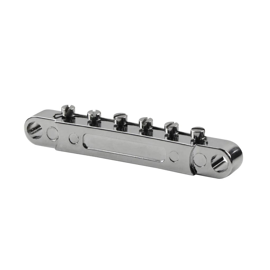 FLEOR 1PCS LP Guitar Bridge Chrome /Black Fit LP Style Guitar Parts