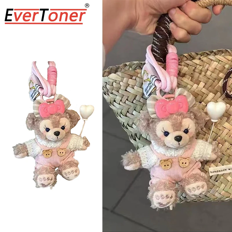 EverToner Kawaii Mei Pendant Cute Du-ffy Bear Cartoon Bags Decoration For Girl Bag Pendant Accessories