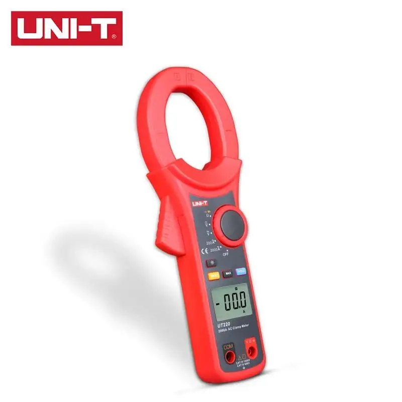 UNI-T UT220/UT221/UT222 2000A AC / DC Clamp Meter AC / DC True RMS inrush current Low-pass filtered data storage