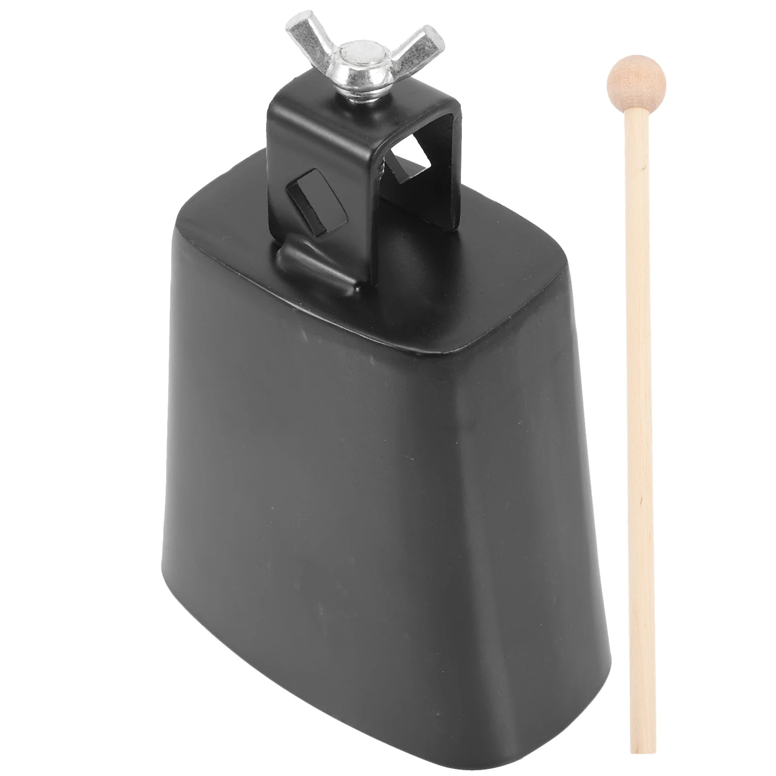 Toy Cow Bell Cowbells for Sporting Events Kids Musical Instrument Percussion Black Metal Child