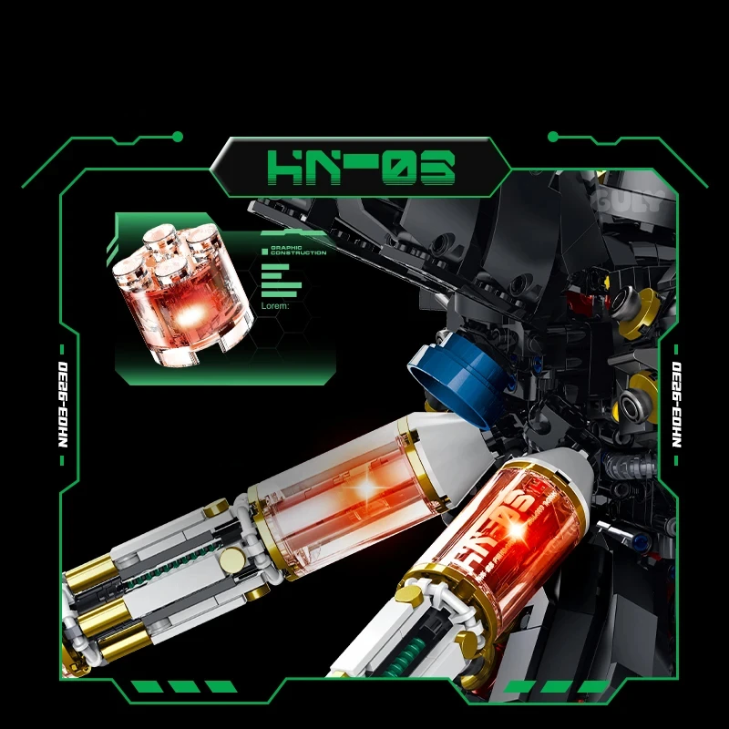 التقنية MOC Mecha روبوت قوالب بناء نموذج إبداعي مجموعة لتقوم بها بنفسك لعبة سطح المكتب للأطفال أعياد الميلاد هدايا عيد الميلاد #4