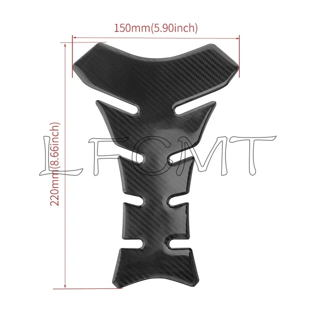 Motorcycle Tank Pad Protector Sticker Carbon-Look Decorative Decal Fit for Benelli TNT899S BN600 400 250 EN600 BJ600 BJ300 502C