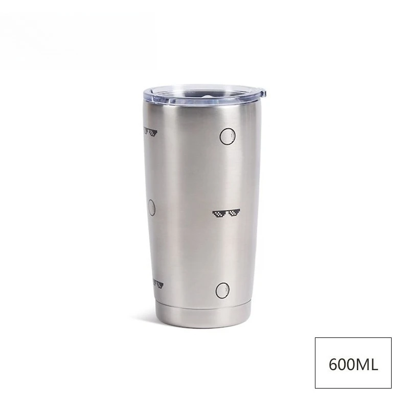 Large Capacity Insulated Tumbler, Cute Insulated 304 Stainless Steel Travel Cup Cold & Hot Retention Coffee Mug