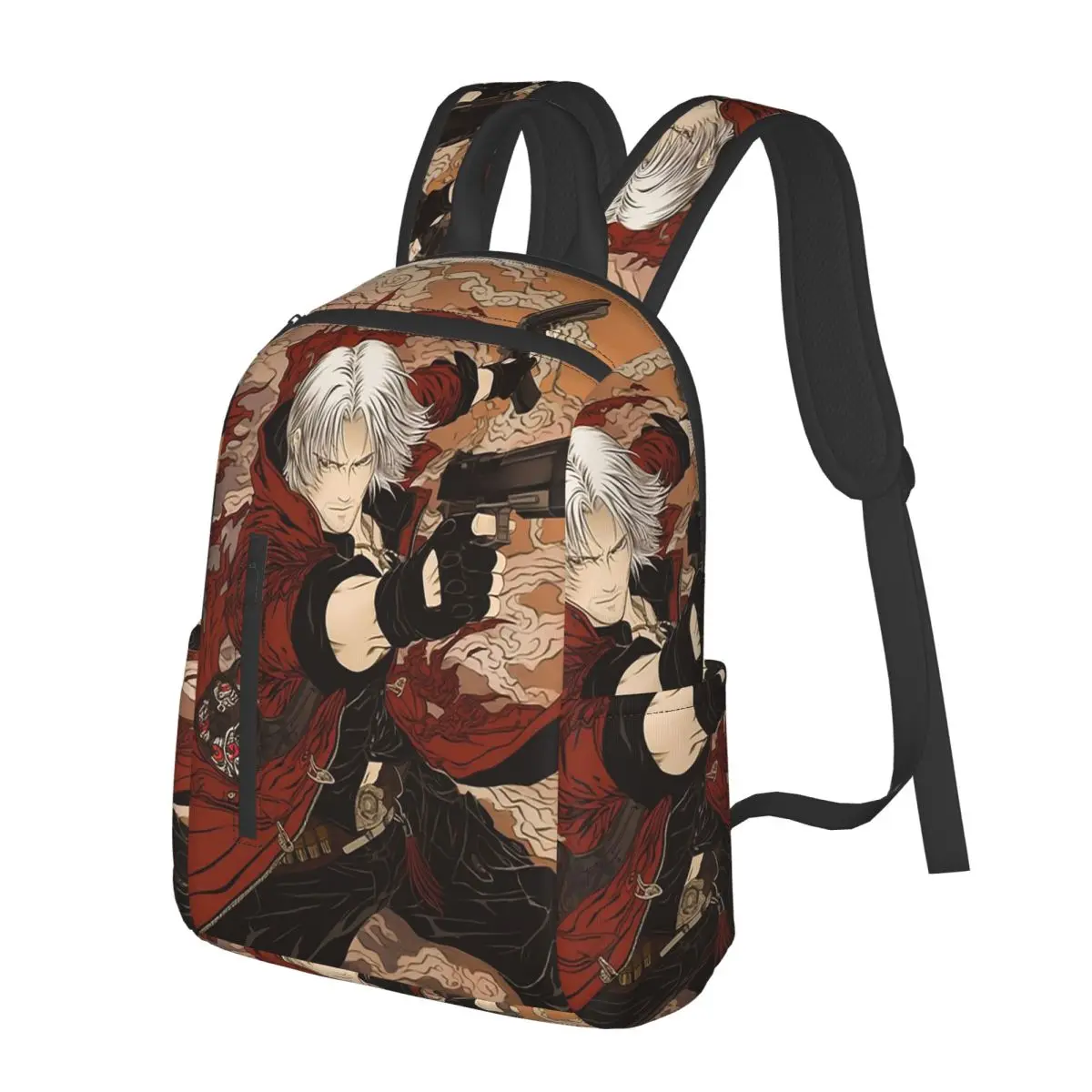 

Devil May Cry Game Student Backpack School Bag Hiking Travel Daypack for Boys Girls Bookbag Shoulder Bags