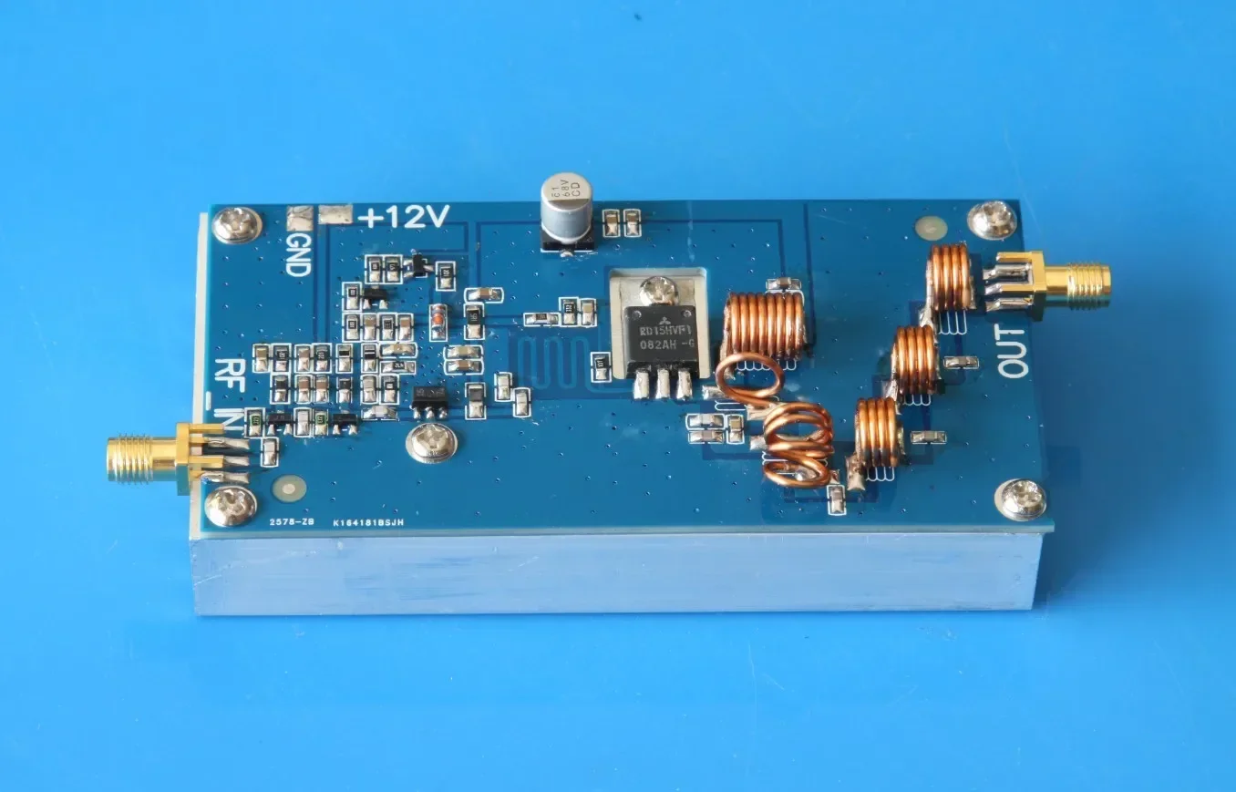Frequency modulation FM RF power amplification module input 0dbm output 15W 87-108MHz