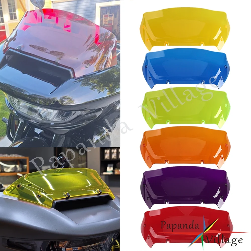 

Motorcycle Windshield Windscreen Sport Wind Deflector Visor Screen For Harley CVO Road Glide FLTRXSE 121 FLTRXSTSE FLTRX 117 23-