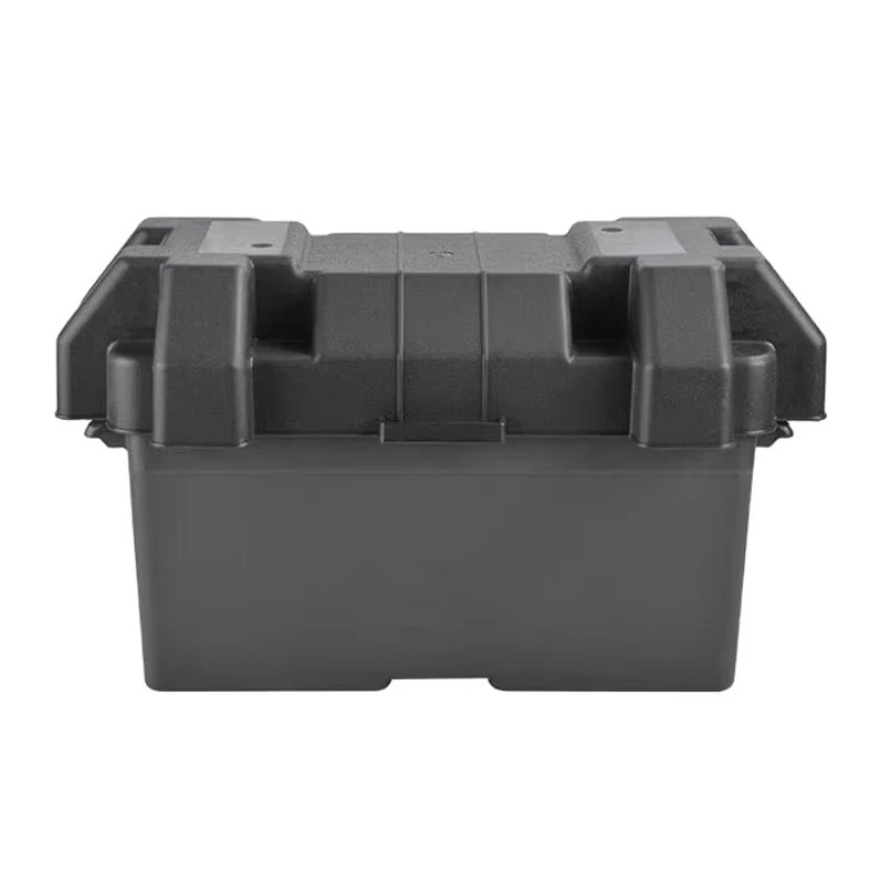 PB005 Ultra-strong polypropylene multi-purpose battery storage box for empty outdoor use 26x18x20cm black, not waterproof