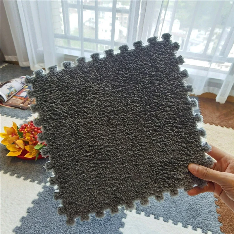 20pcs Soft Plush Baby Play Mat EVA Foam Children\'s Carpet Interlocking Exercise Tiles Floor Carpet And Rug for Kids Pad 30*30 CM