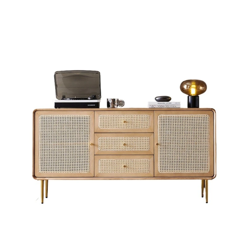 

Современный простой шкафчик из цельного дерева в скандинавском стиле, ящик, шкаф для хранения, шкаф с тремя ведрами, низкий шкаф, входной шкаф