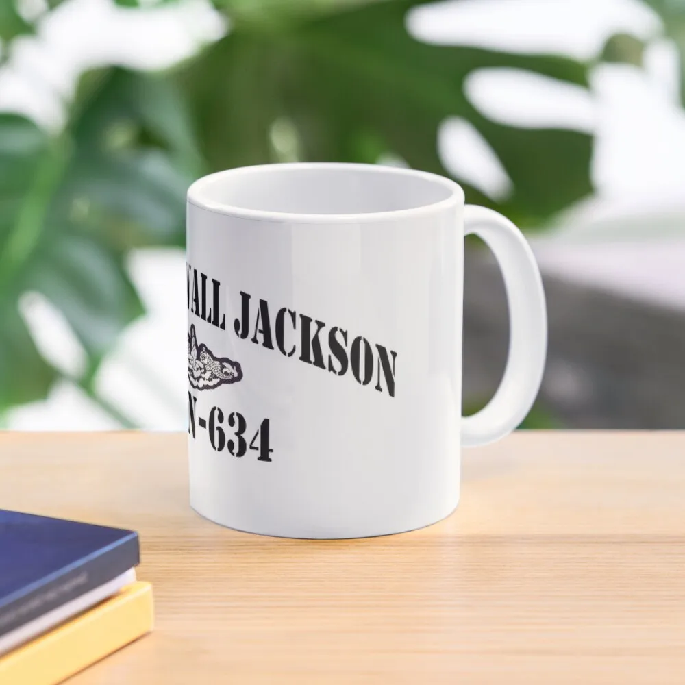 

USS STONEWALL JACKSON (SSBN-634) SHIP'S STORE Coffee Mug Coffee Glasses Cute Mugs Pottery Cups Aesthetic Coffee Cups