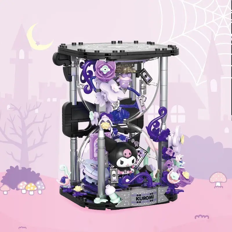 

Оригинальный конструктор TOPTOY Sanrio Pink Dream Family Kurumi Whispering Wishes, игрушка-украшение, подарок на день рождения