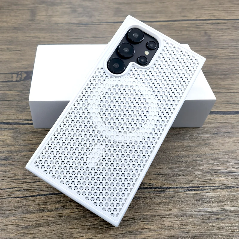 Funda de plástico de lujo con disipación de calor para Samsung Galaxy S26 S25 S24 S23 S22 Ultra Plus S 24 23 S24Ultra compatible con Magsafe 4