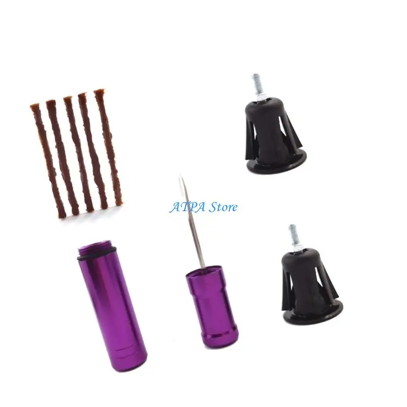 

U13C Road Bike Mountain Bike Tires Repair with Bacon Strips & Storage Canister