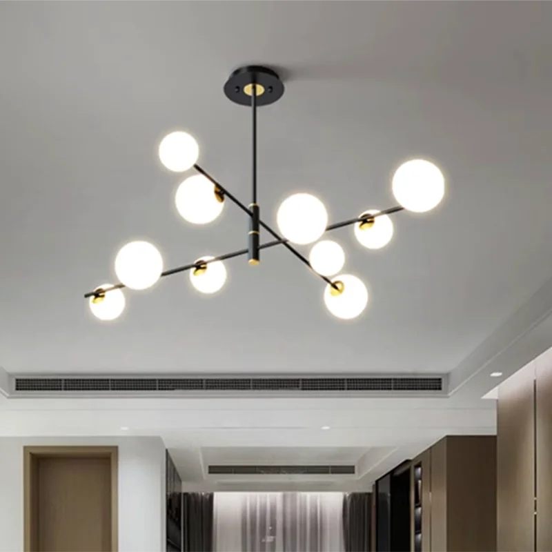 Modern Chandelier Pendant Lamp for Bedroom - alternate angle