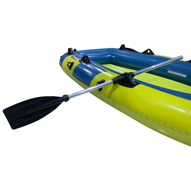 3M Pvc Outdoor Opvouwbare Rubberboot Opblaasbare Luchtboot Visserij Roeiboot Voor 2 Persoon