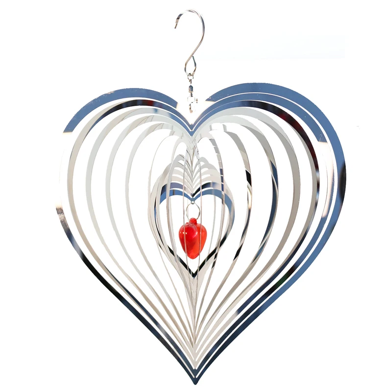 

OEM Factory Heart Aluminium Chimes Heart-shaped Wind Chime