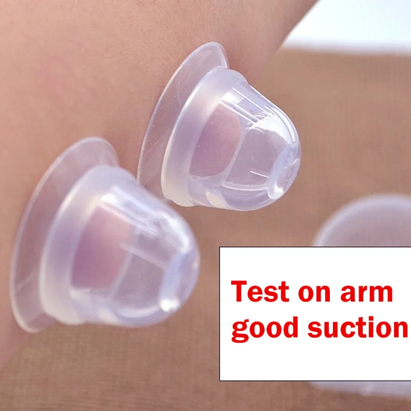 2PCS Silicone Nipple Sucker Orthosis Painless Nipple Suction Cup Puller Adult Supplies Portable Women Nipples Shield Corrector