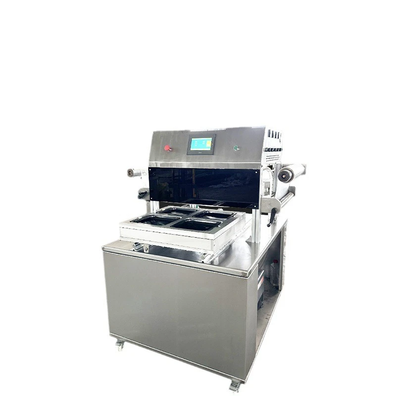 Automatic body packaging machine, automatic film cutting vacuum food sealing machine