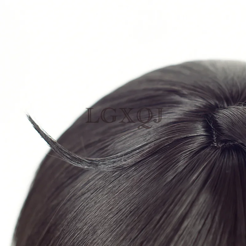 Sakuma Ritsu Cosplay Wig Game Ensemble Stars ES Sakuma Ritsu 30cm Black Hair Heat Resistant Party Wigs In stock + Free Wig Cap