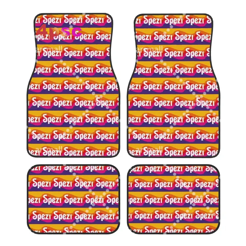 Crystal Velvet Car Floor Mats 4 Pcs Non-Slip Carpets Rugs Paulaners Spezis Germany Universal Car Front Rear Carpets Foot Mats